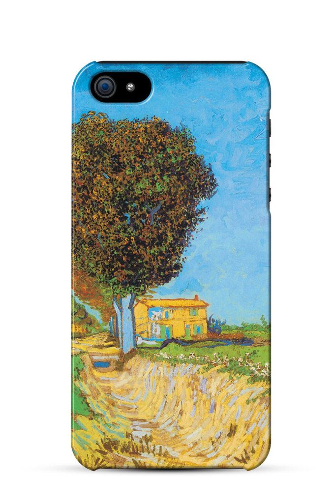 A Lane near Arles, Vincent van Gogh   iPhone Kılıf-Kapak   002