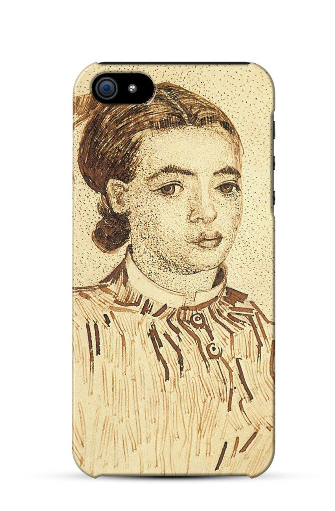A mousmé, half Figure, Vincent van Gogh   iPhone Kılıf-Kapak   003