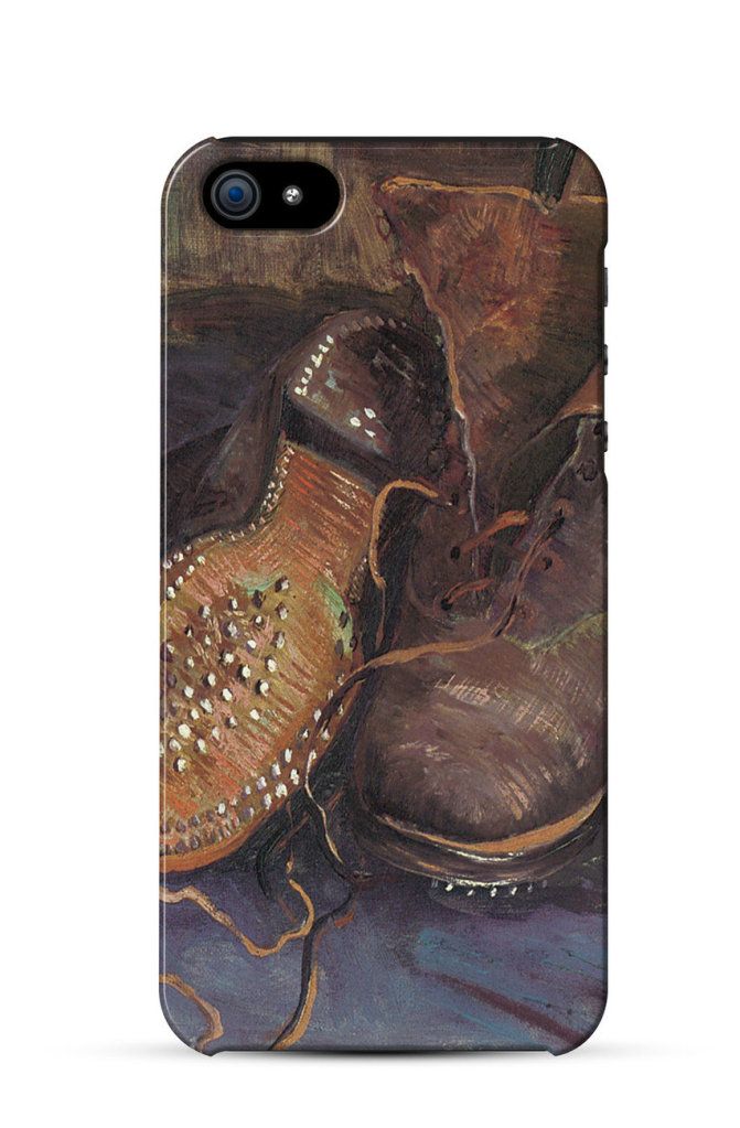 A Pair of Shoes, Vincent van Gogh   iPhone Kılıf-Kapak   004