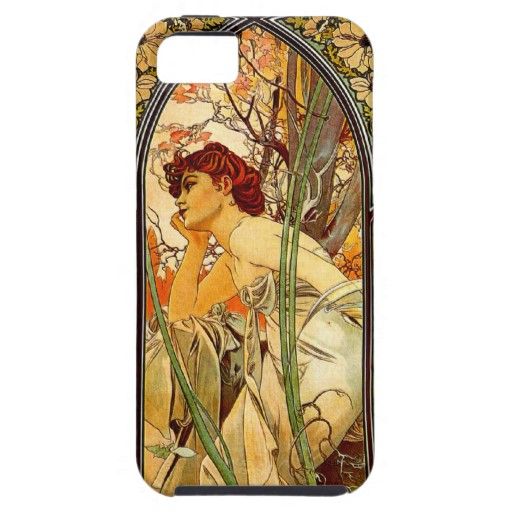 Alphonse Mucha Daydream of Evening    iPhone Case Cover      041