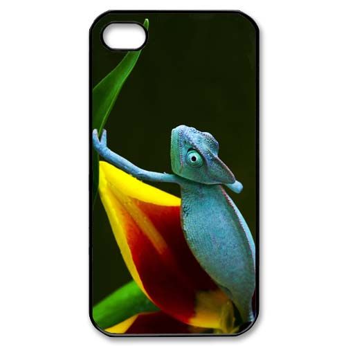 Blue Chameleon   iPhone Kılıf-Kapak   078