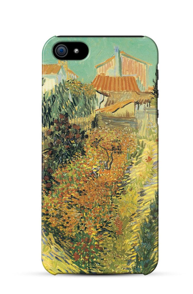 Garden Behind a House, Vincent van Gogh    iPhone Case Cover      156