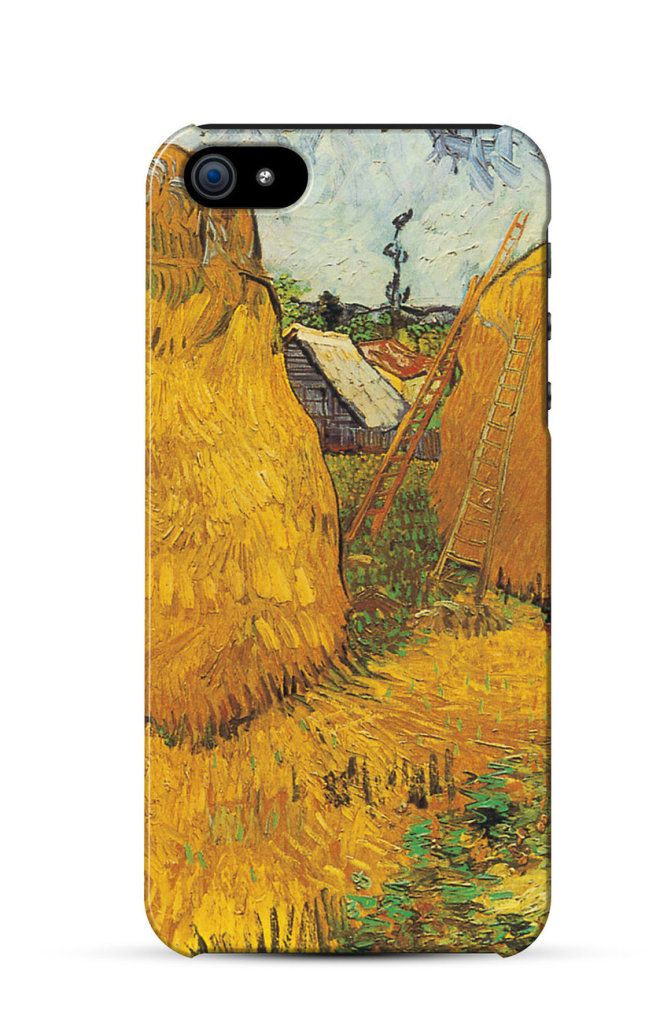 Haystacks in Provence, Vincent van Gogh    iPhone Case Cover      163