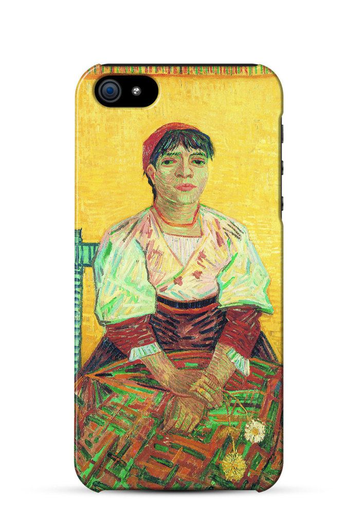Italian Woman (Agostina Segatori), Vincent Van Gogh    iPhone Case Cover      176