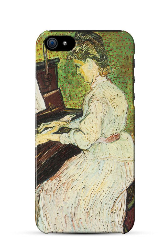 Marguerite Gachet at the Piano, Vincent Van Gogh    iPhone Case Cover      201