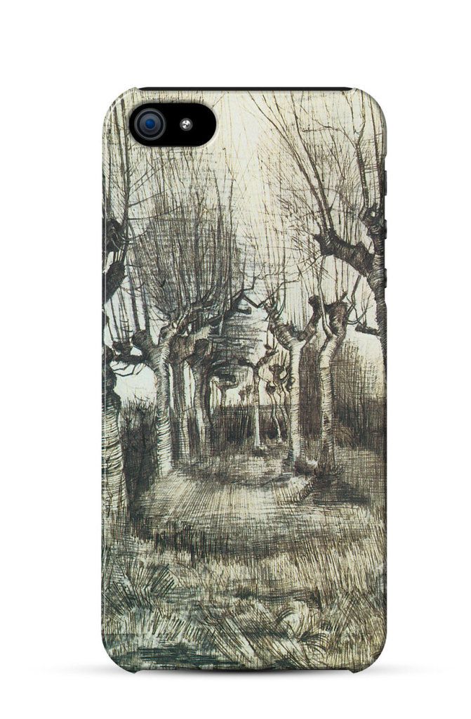 Pollard birches, Vincent Van Gogh    iPhone Case Cover      277