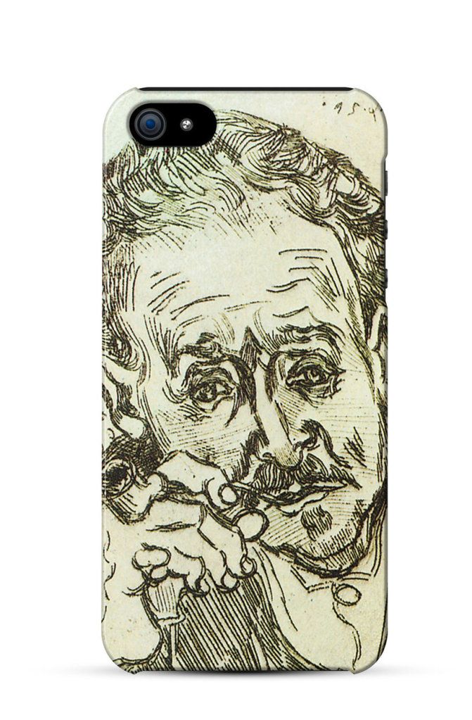 Portrait of Doctor Gachet (A man with pipe), Vincent Van Gogh    iPhone Case Cover      283