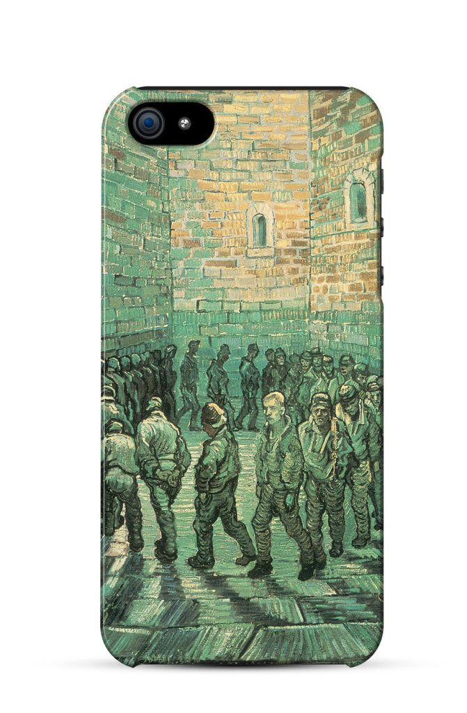Prisoners Exercising (Prisoners Round), Vincent Van Gogh    iPhone Case Cover      296