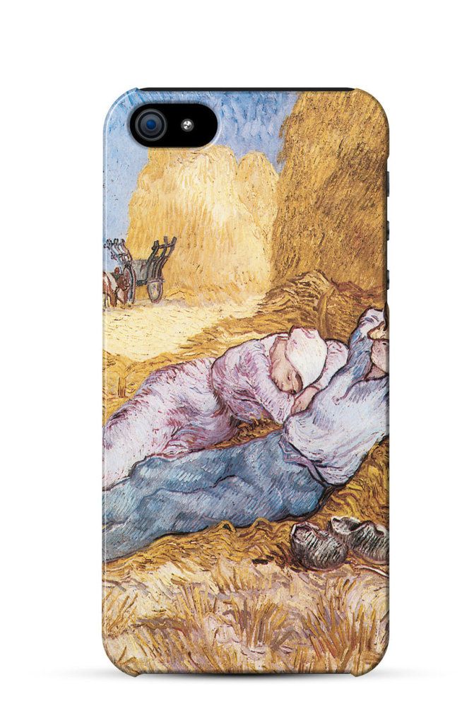 Rest Work (after Millet), Vincent Van Gogh    iPhone Case Cover      342