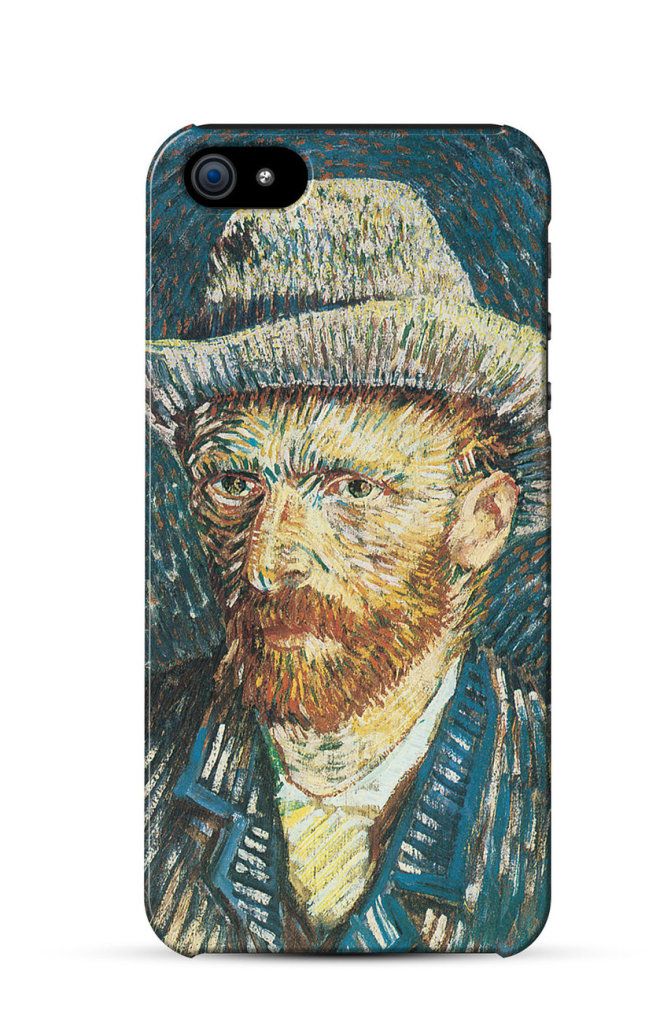 Self Portrait with Felt Hat, Vincent Van Gogh    iPhone Case Cover     411
