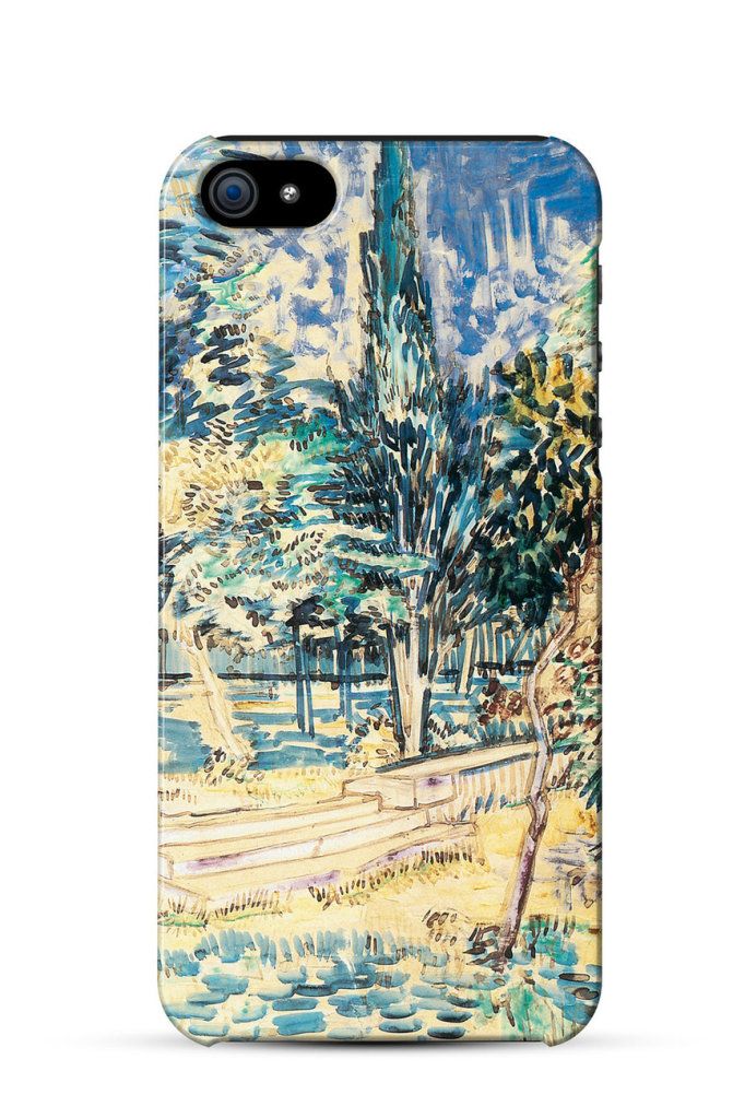 Stone Steps in the Garden of the Asylum, Vincent Van Gogh    iPhone Case Cover     570