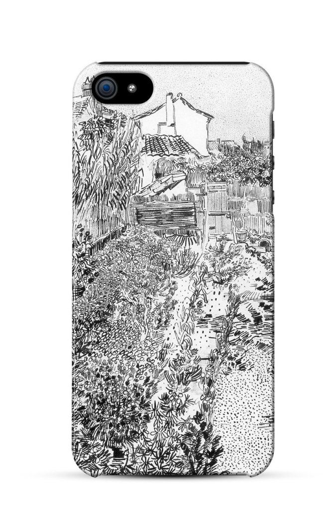 The Garden With Flowers, Vincent Van Gogh    iPhone Case Cover     655
