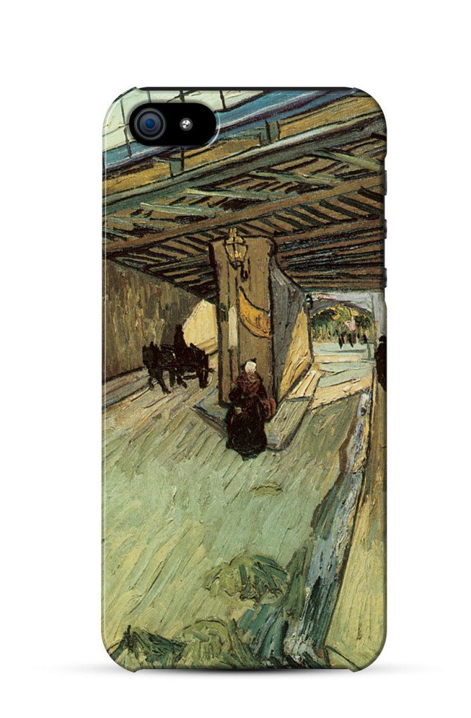 The Railway Bridge over Avenue Montmajour , Vincent van Gogh    iPhone Case Cover     663