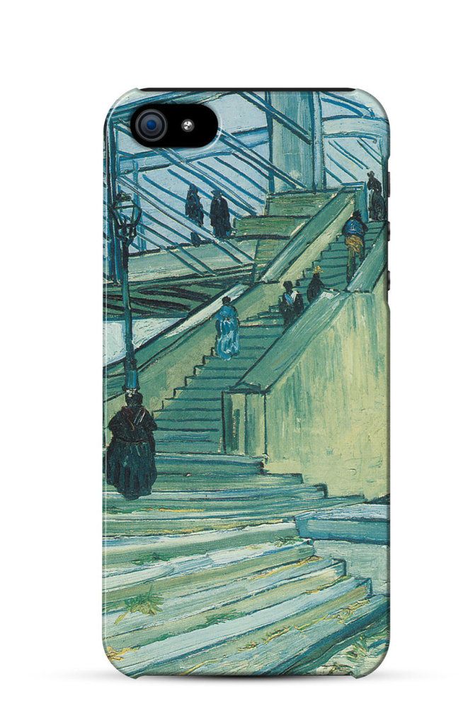 The Trinquetaille Bridge, Vincent van Gogh    iPhone Case Cover     674
