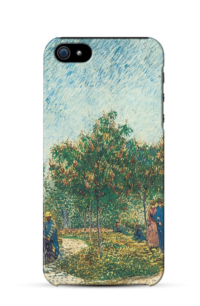 The Voyer d'Argenson Park in Asnieres, Vincent van Gogh    iPhone Case Cover     676