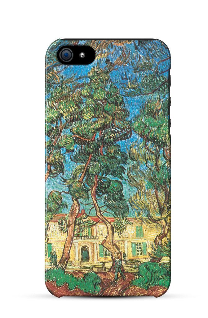 Trees in the garden of the Hospital Saint Paul, Vincent van Gogh    iPhone Case Cover     683