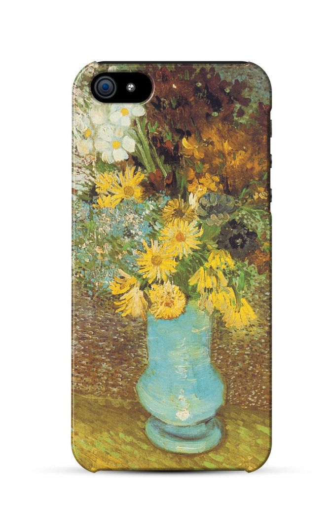 Vase with Daisies and Anemones, Vincent Van Gogh    iPhone Case Cover     760