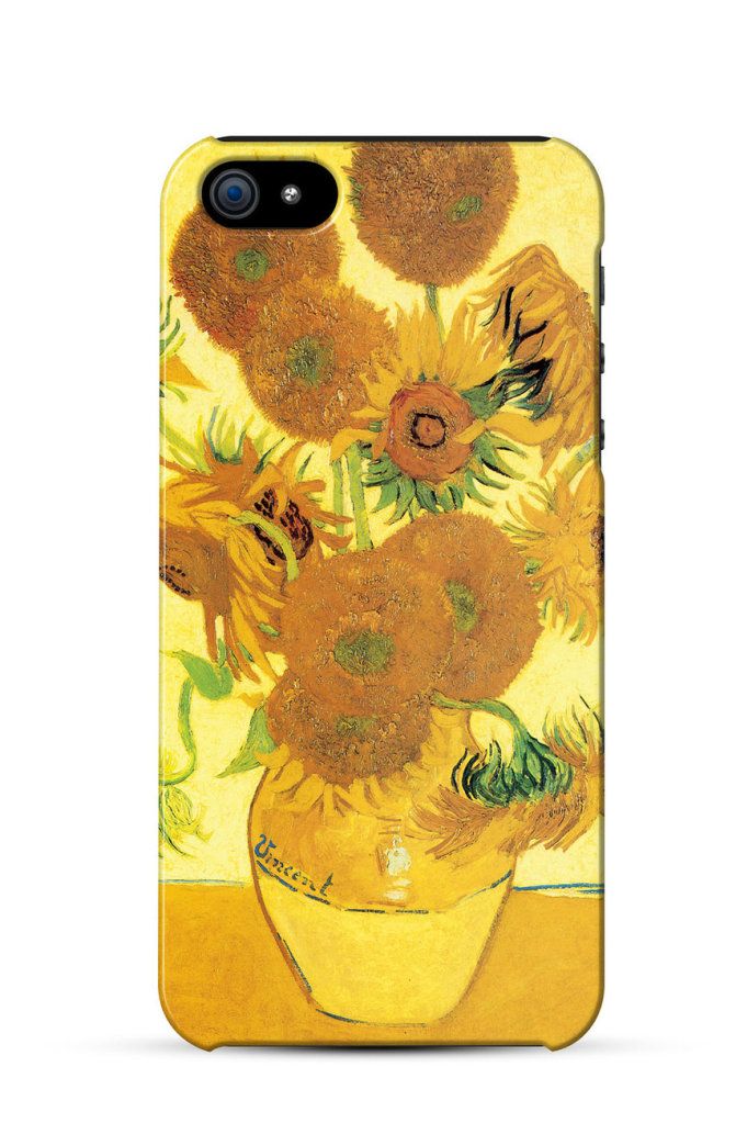 Vase with Fourteen Sunflowers, Vincent van Gogh    iPhone Case Cover     761