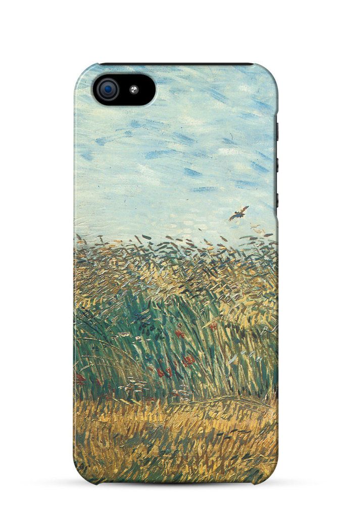 Wheat Field with a Lark, Vincent van Gogh    iPhone Case Cover     775