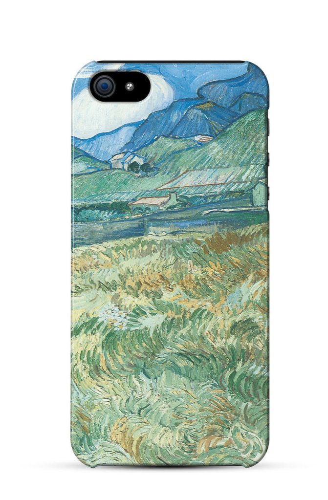 Wheatfield with Mountains in the Background , Vincent van Gogh    iPhone Case Cover     776