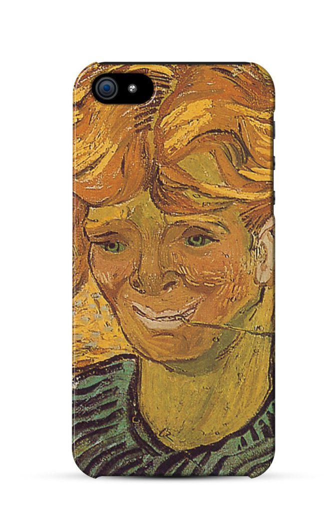 Young Man with Cornflower, Vincent Van Gogh iPhone Kılıf-Kapak 290