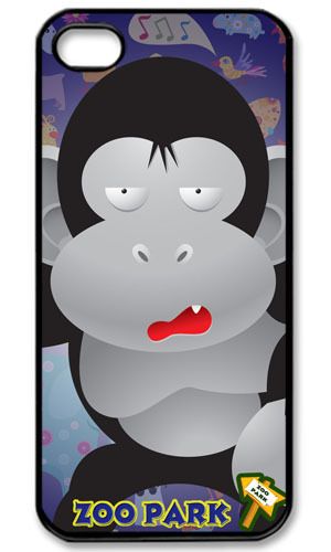 Zoo Park Monkey Pattern iPhone Kılıf-Kapak 294