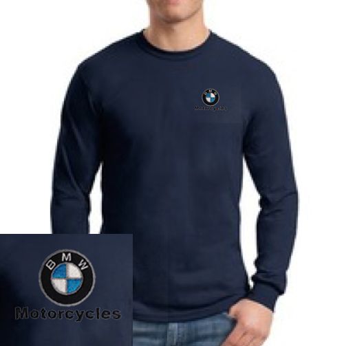 Bmw motorcycle long sleeve t-shirts #3