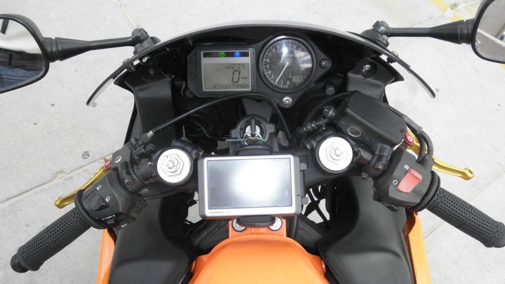 honda cbr500r phone mount