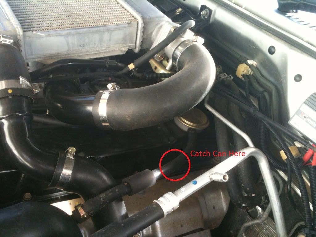 Install oil catch can nissan patrol #2