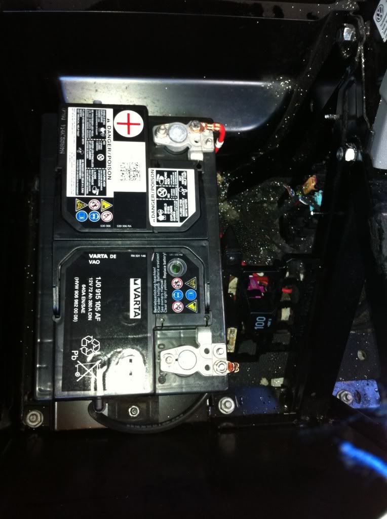 battery under passenger seat!! VW T4 Forum VW T5 Forum