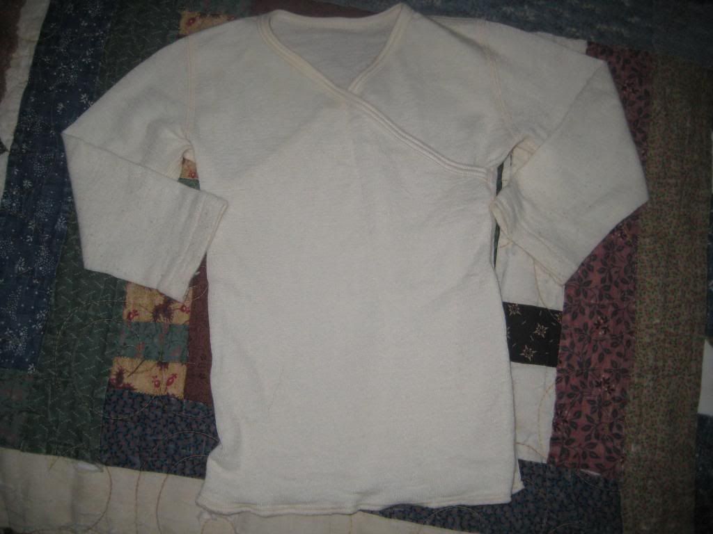 Ruskovilla silk wool shirt, size 70 Ruskovilla silk wool shirt, size 70