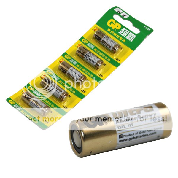 12V 5 PCS GP23A GP 23A A23 A 23 MS21 Alkaline BATTERIES  