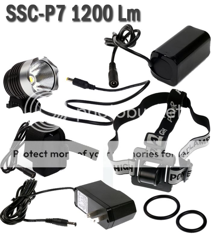 SSC P7 1200 Lum LED Bicycle bike Head Light Lamp