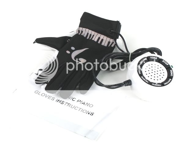 Electronic Piano Hand Gloves Exercise Keyboard New  