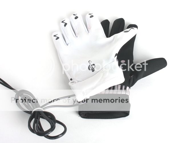 Electronic Piano Hand Gloves Exercise Keyboard New  