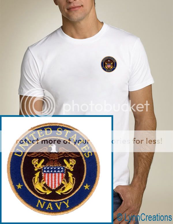 United States Navy Seal Embroidered T Shirt New