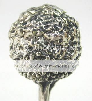  artisan 925 sterling silver (NOT silver plated) miniature topiary 